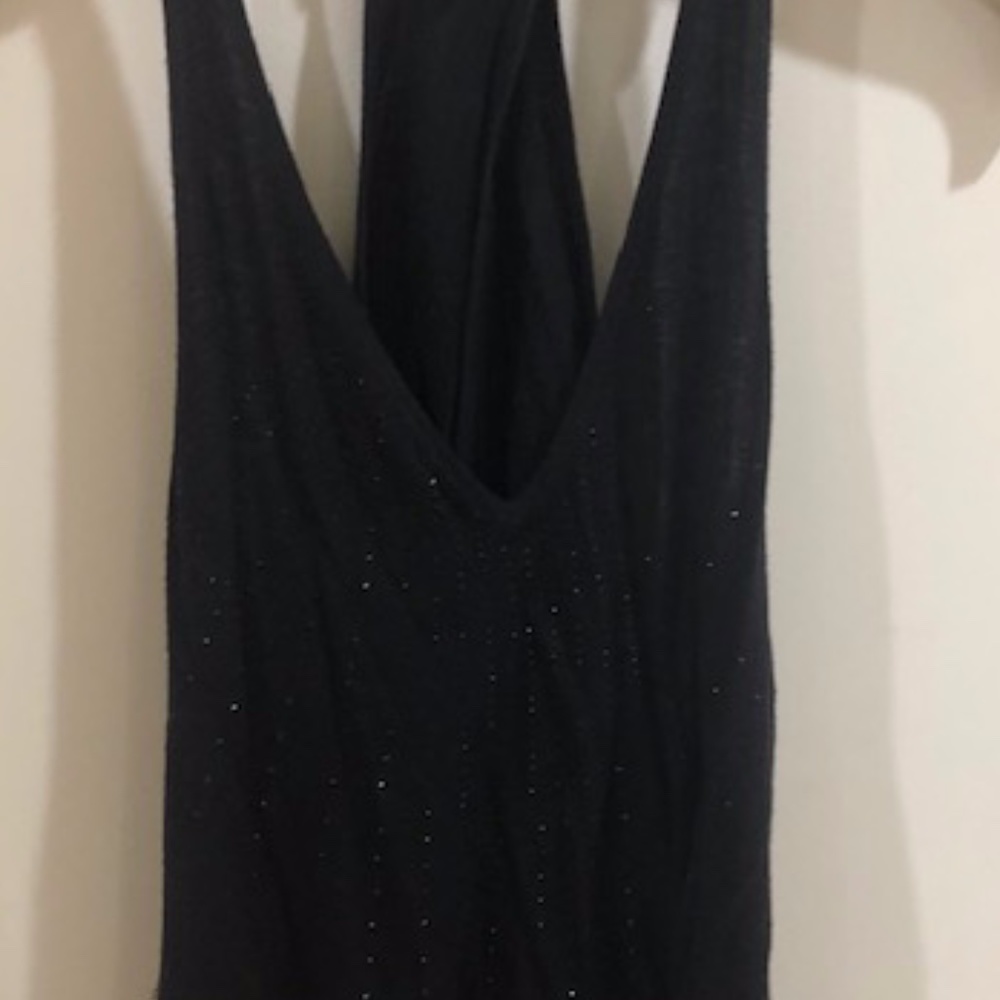 V-Neck Tunic with Rhinestones